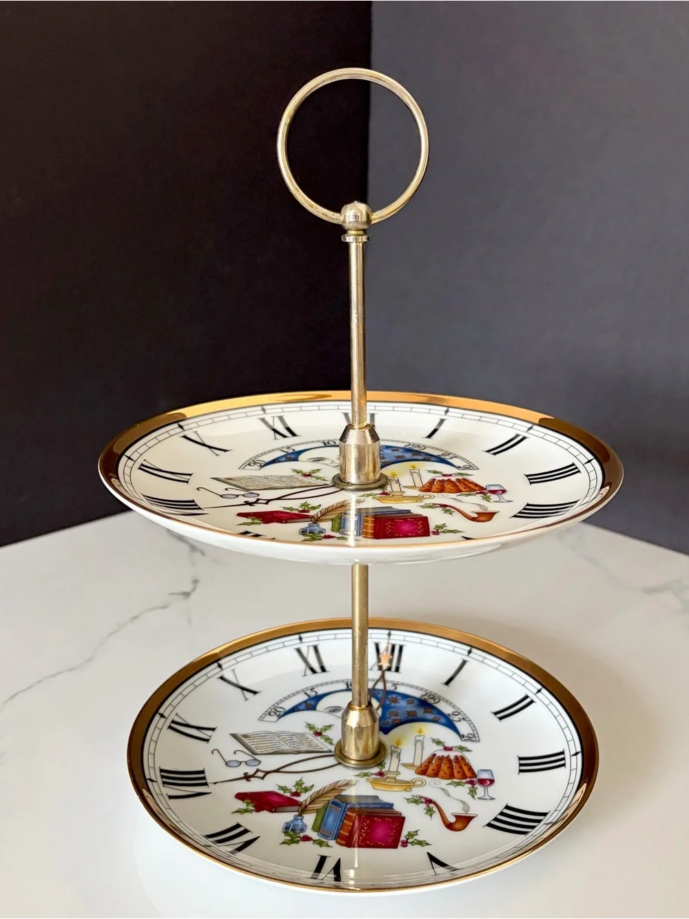 Dickens Clock Tiered Server by Dept. 56